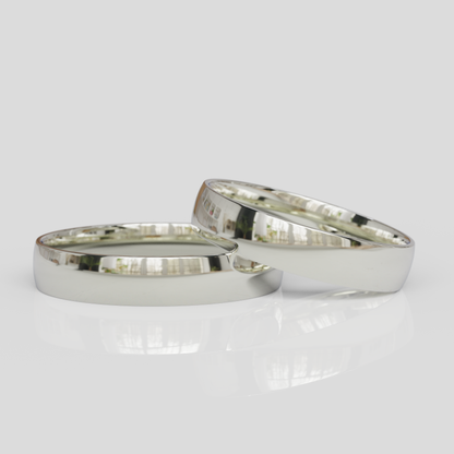 Argollas Media Caña Confort 4mm