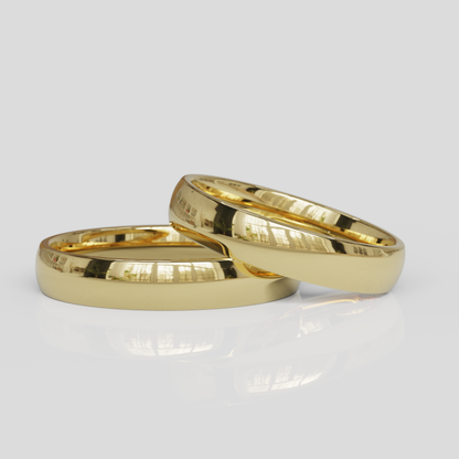 Argollas Media Caña Confort 4mm