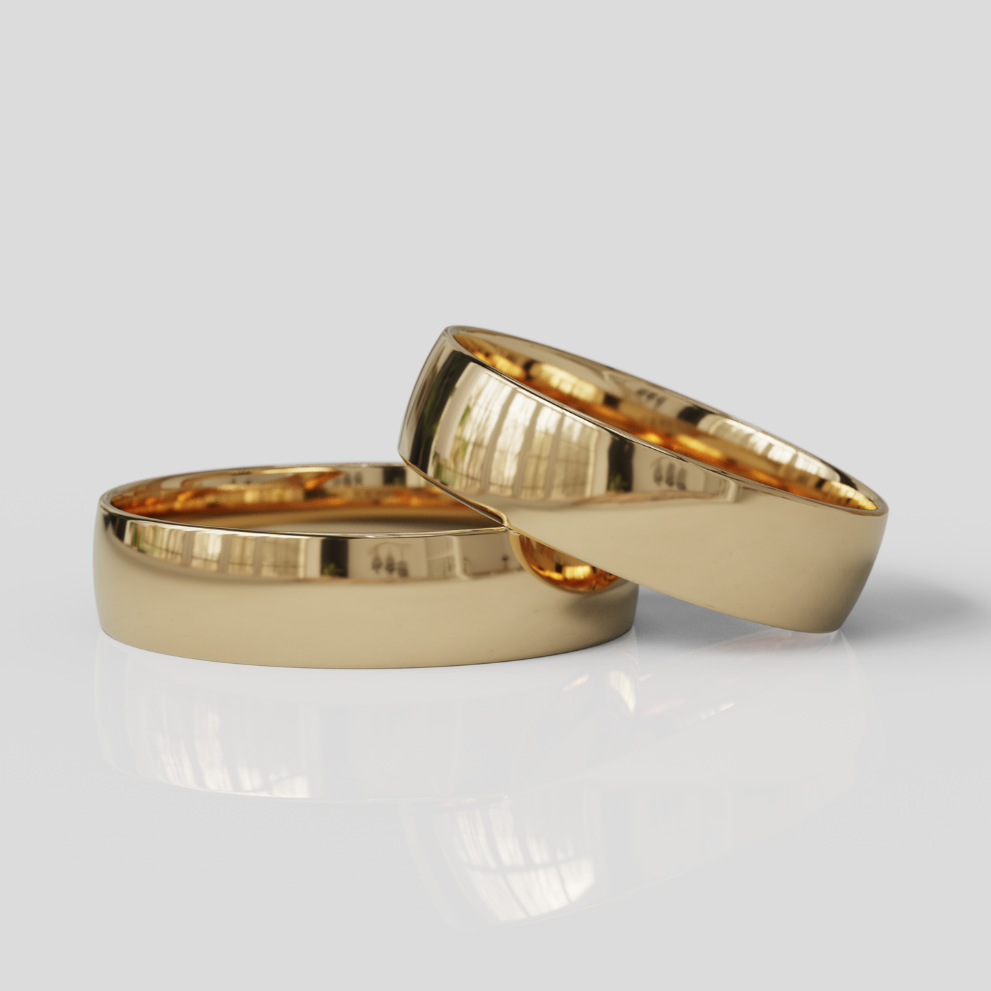 Argollas Media Caña Confort 5mm