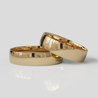 Argollas Media Caña Confort 5mm