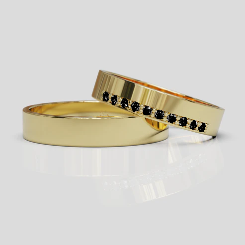 Argollas de Matrimonio Oro 18k Siena
