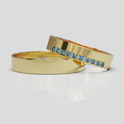 Argollas de Matrimonio Oro 18k Siena