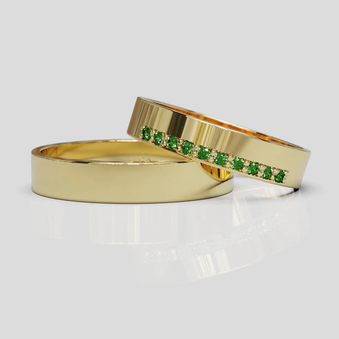 Argollas de Matrimonio Oro 18k Siena