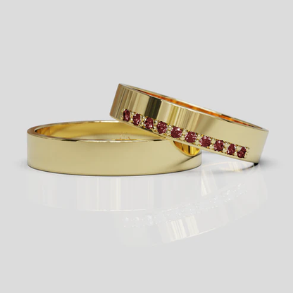 Argollas de Matrimonio Oro 18k Siena