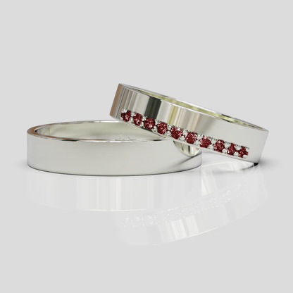 Argollas de Matrimonio Plata 950 Siena