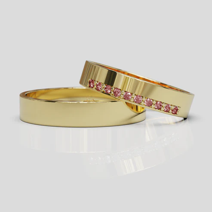 Argollas de Matrimonio Oro 18k Siena