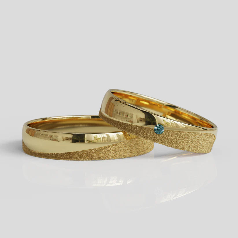 Argollas de Matrimonio Tesoro Mio Oro 18k 4mm