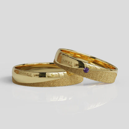 Argollas de Matrimonio Tesoro Mio Oro 18k 4mm