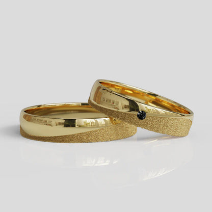 Argollas de Matrimonio Tesoro Mio Oro 18k 4mm