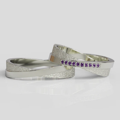 Argollas de Matrimonio Plata 950 Verona