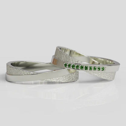 Argollas de Matrimonio Plata 950 Verona
