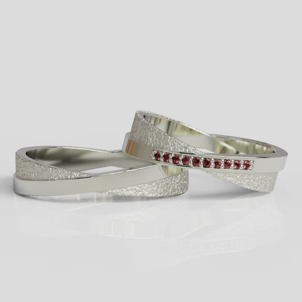 Argollas de Matrimonio Plata 950 Verona
