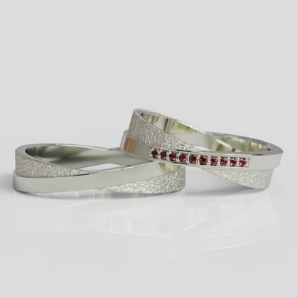 Argollas de Matrimonio Plata 950 Verona