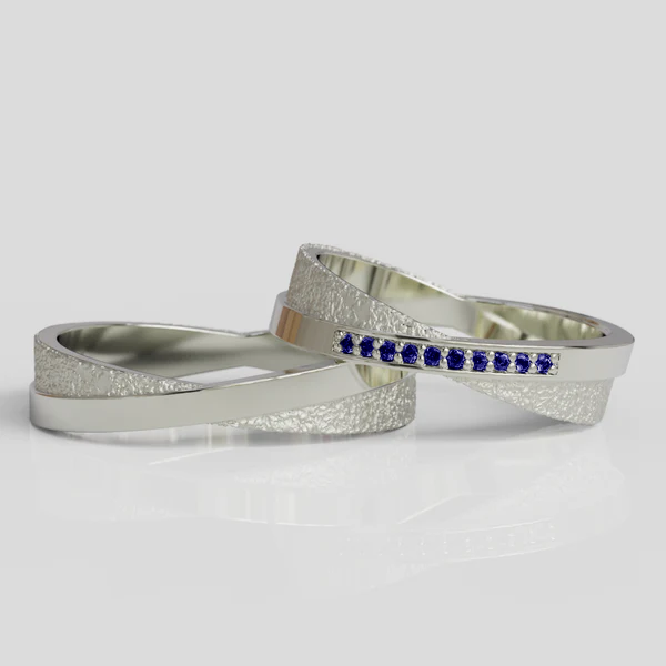 Argollas de Matrimonio Plata 950 Verona