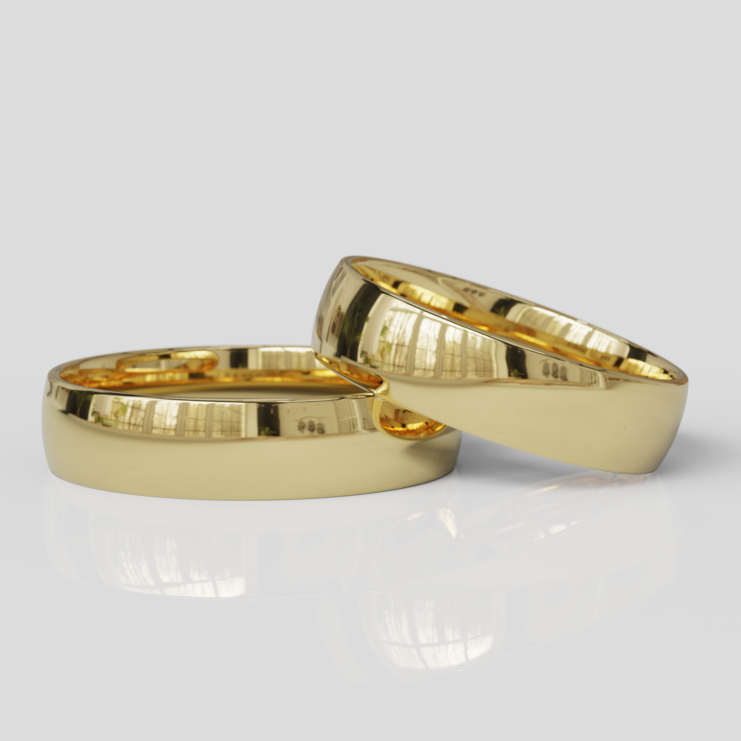 Argollas Media Caña Confort 5mm