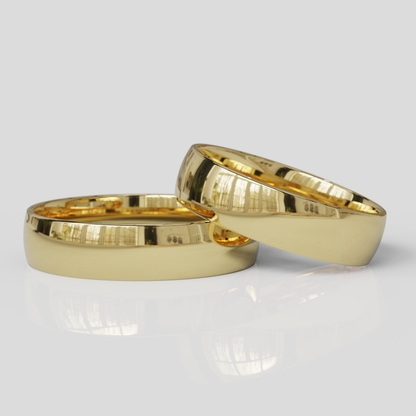 Argollas Media Caña Confort 5mm