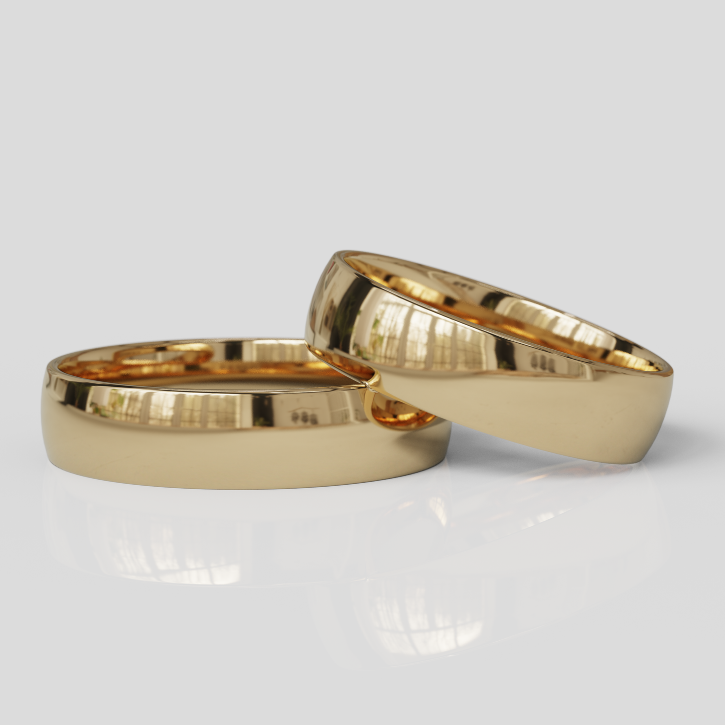 Argollas Media Caña Confort 5mm