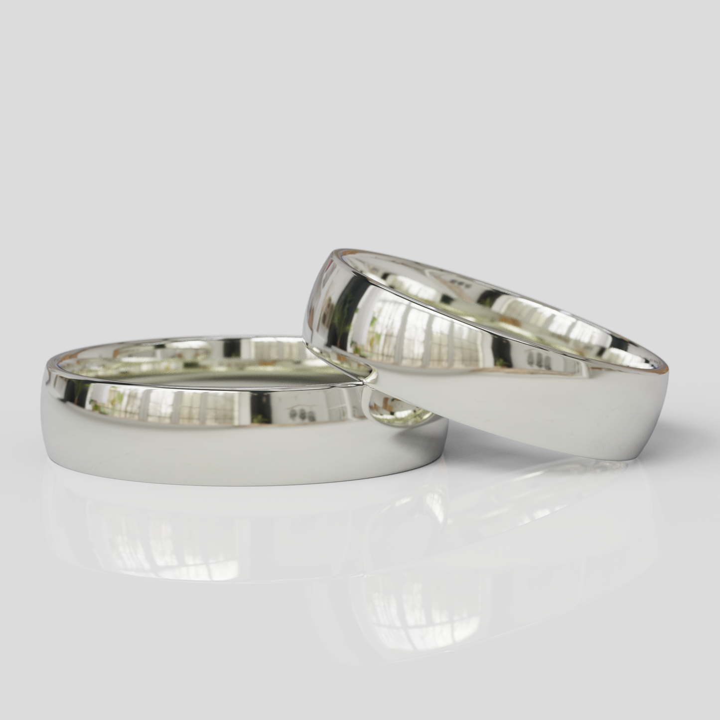 Argollas Media Caña Confort 5mm