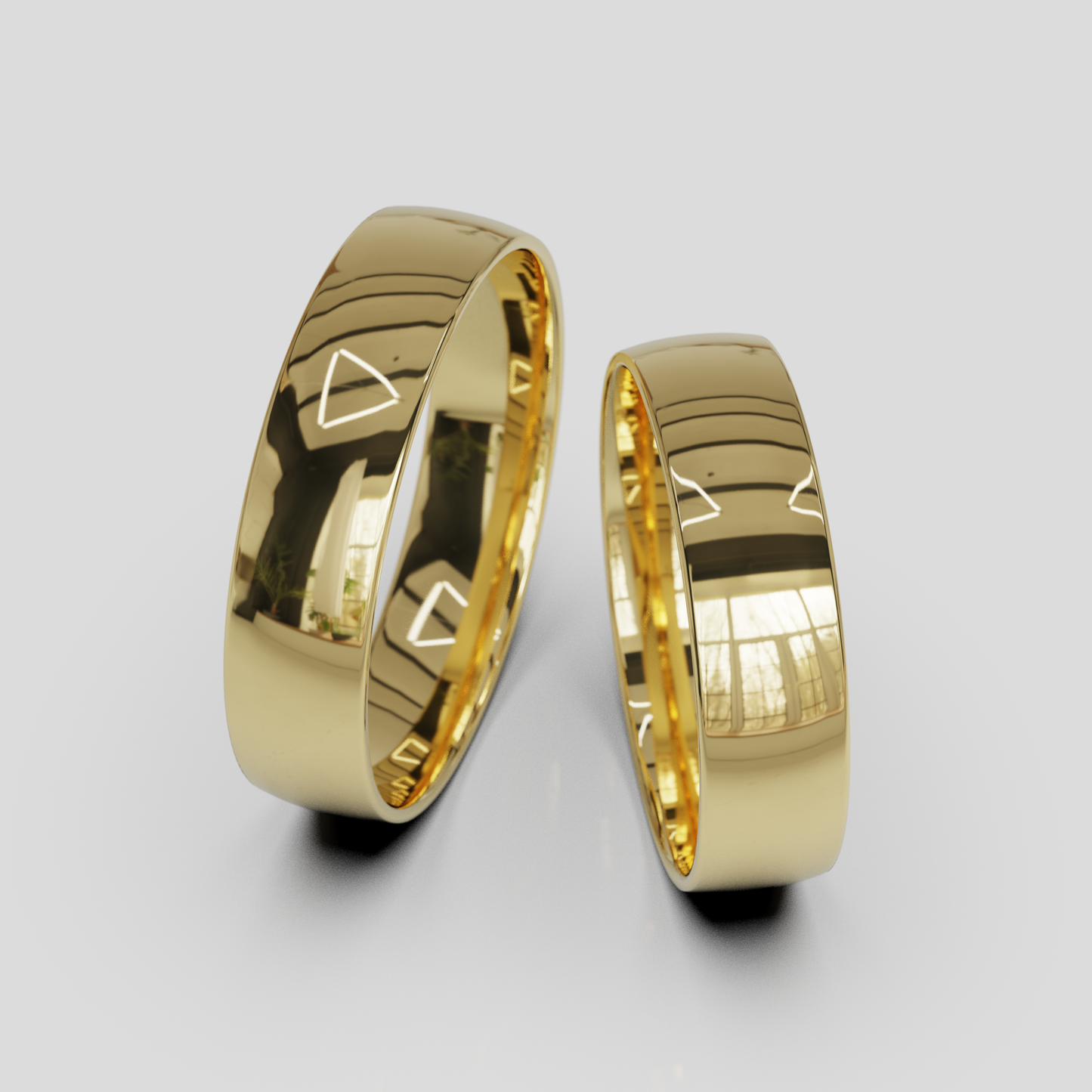 Argollas Media Caña Confort 5mm