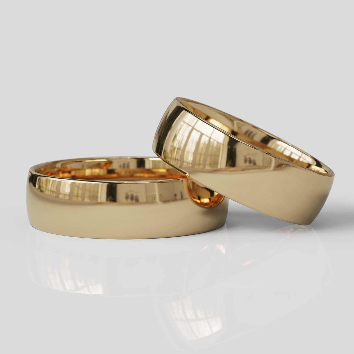 Argollas Media Caña Confort 6mm