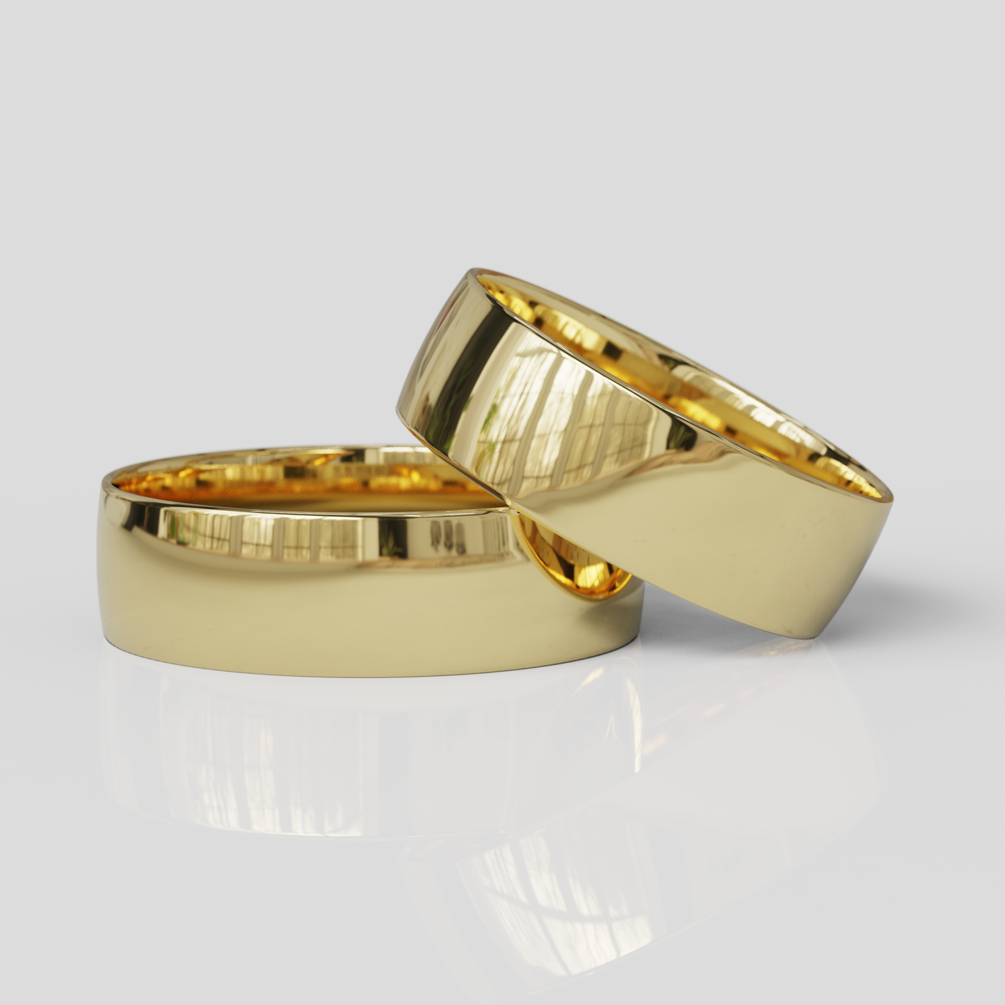 Argollas Media Caña Confort 6mm