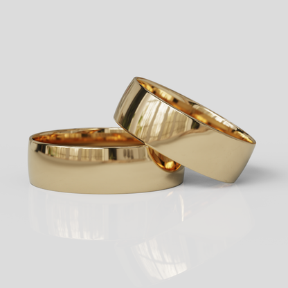 Argollas Media Caña Confort 6mm