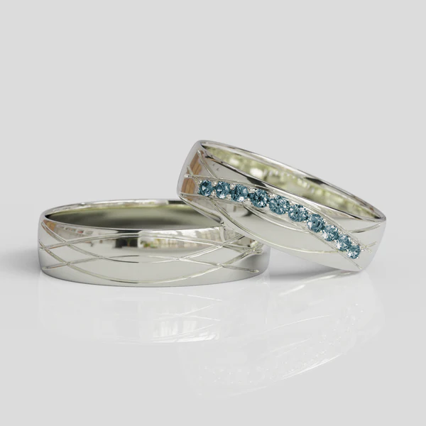 Argollas de Matrimonio Plata 950 Armour