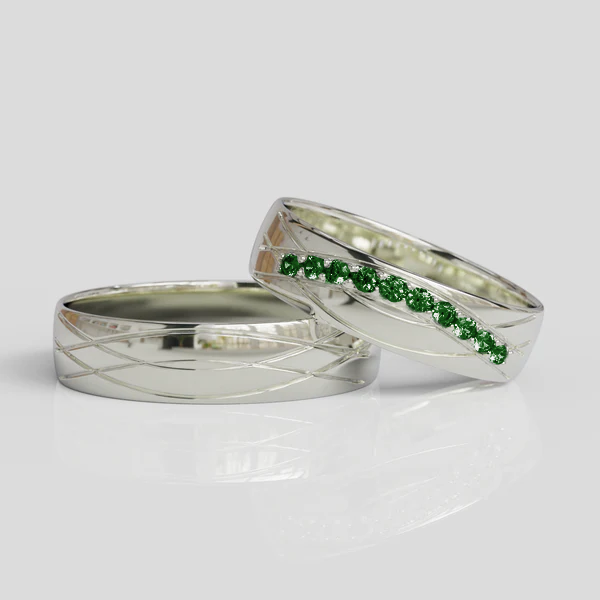 Argollas de Matrimonio Plata 950 Armour