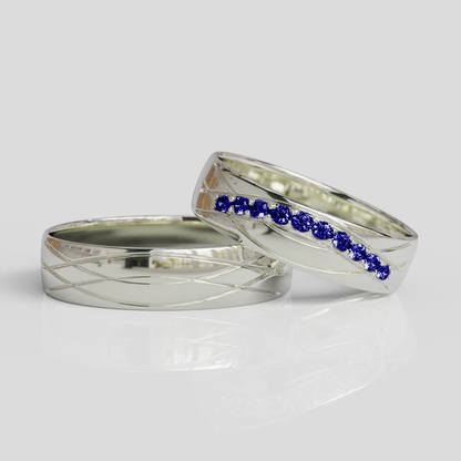 Argollas de Matrimonio Plata 950 Armour