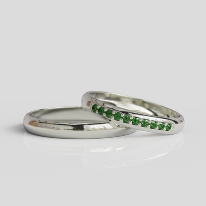 Argollas de Matrimonio Aruba 3mm Plata 950