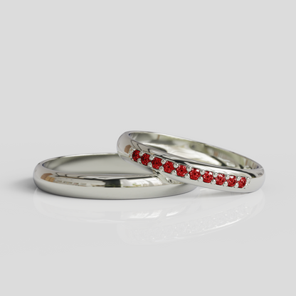Argollas de Matrimonio Aruba 3mm Plata 950