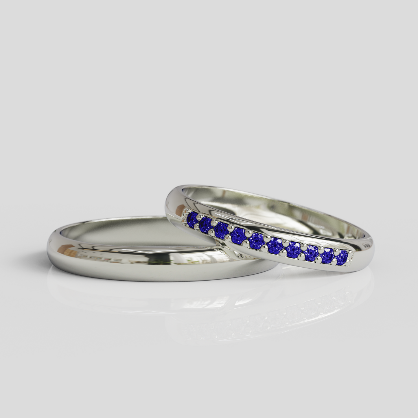 Argollas de Matrimonio Aruba 3mm Plata 950