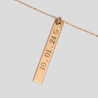 Dije Barra Personalizable