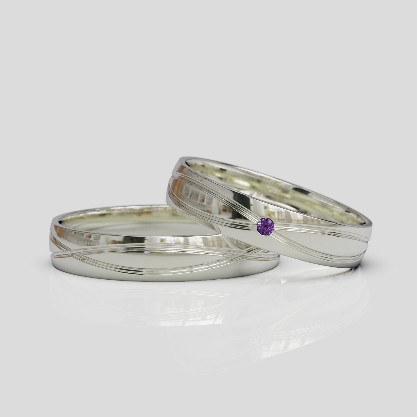 Argollas de Matrimonio Chiara 4mm Plata 950
