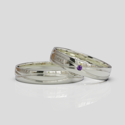 Argollas de Matrimonio Chiara 4mm Plata 950