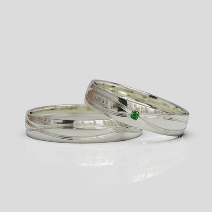 Argollas de Matrimonio Chiara 4mm Plata 950