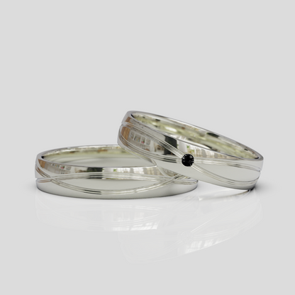 Argollas de Matrimonio Chiara 4mm Plata 950