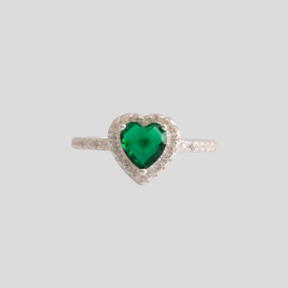 Anillo Plata 925 Corazón Imperial