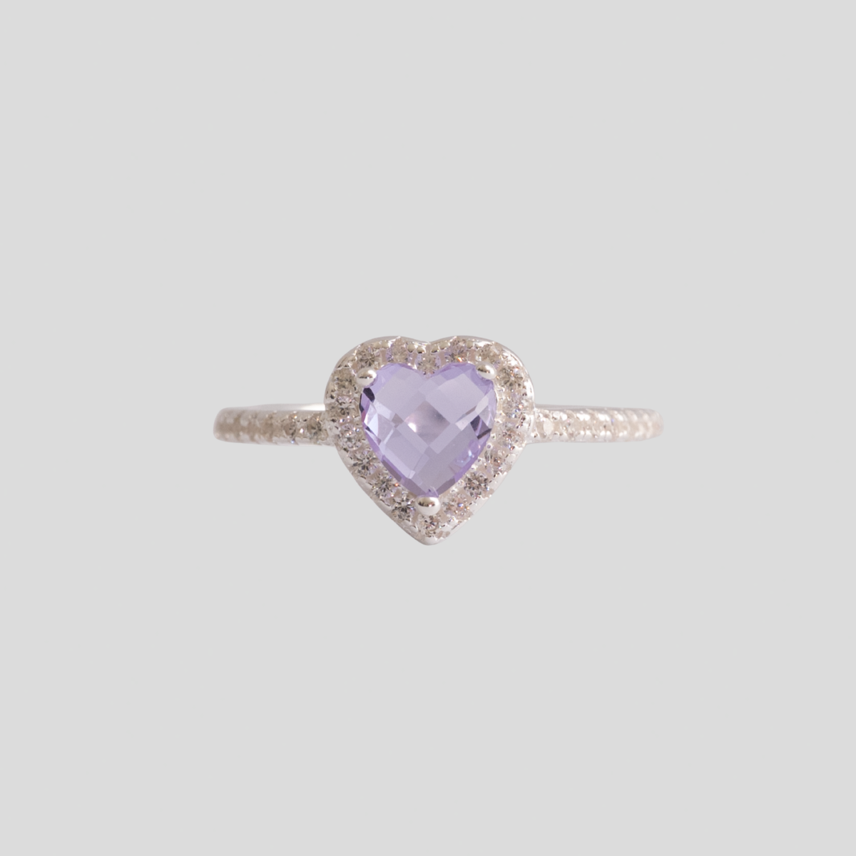 Anillo Plata 925 Corazón Imperial