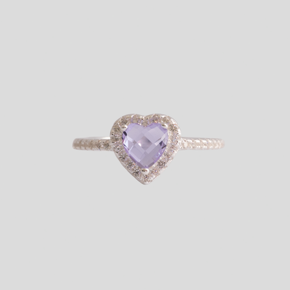 Anillo Plata 925 Corazón Imperial