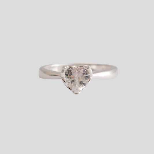Anillo plata 925 Corazón de Luz