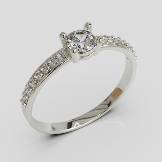 Anillo de Compromiso Coure Light Plata 950