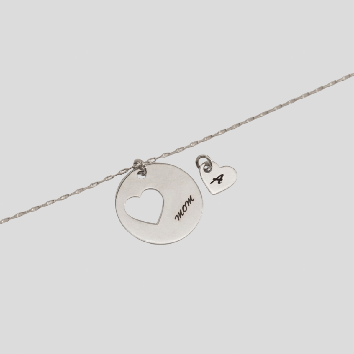 Dije Corazón Calado Personalizable