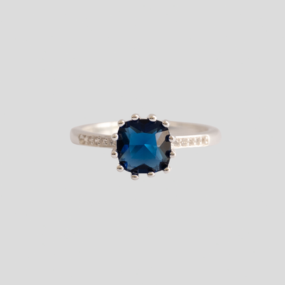 Anillo plata 925 Eclipse Azul