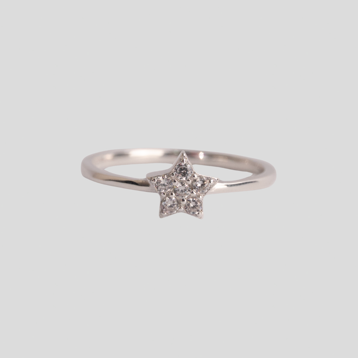 Anillo plata 925 Estrella Radiante