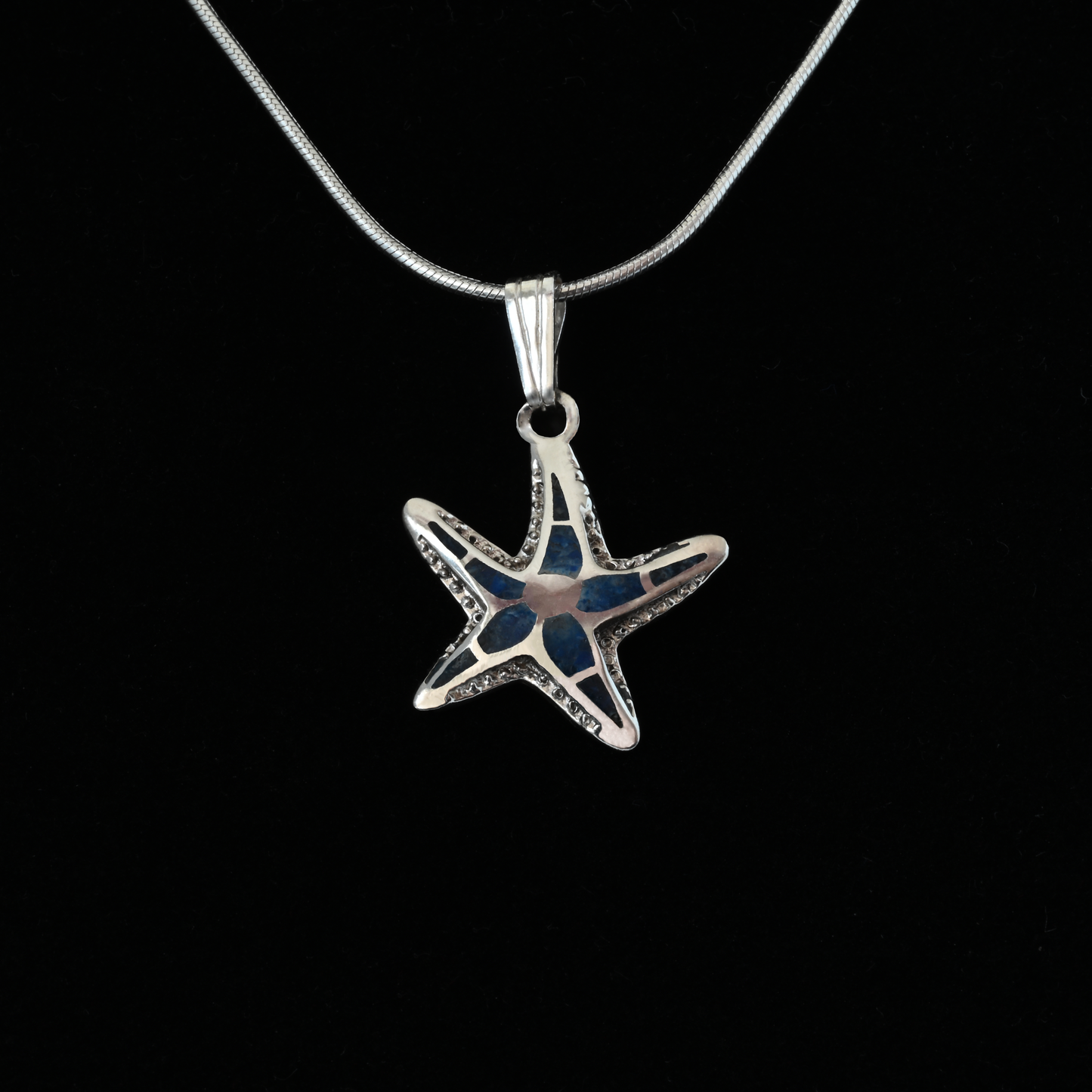 Dije Estrella Marina Azul