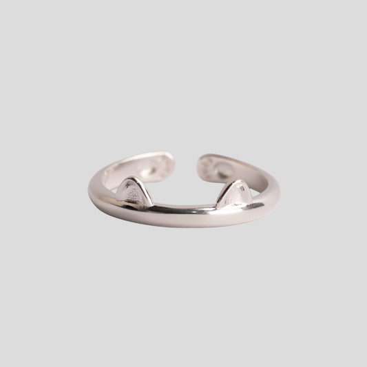Anillo plata 925 Orejas de Gato