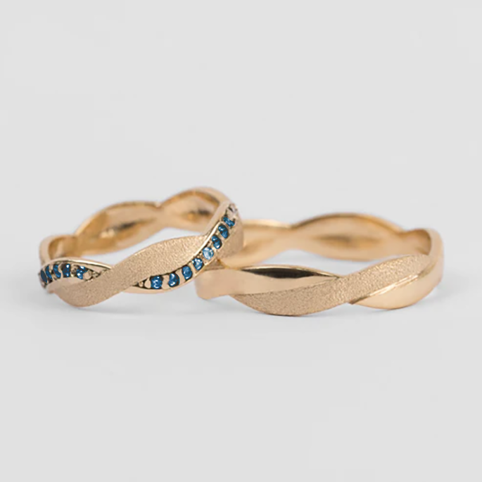 Argollas de Matrimonio Génova Oro 18k