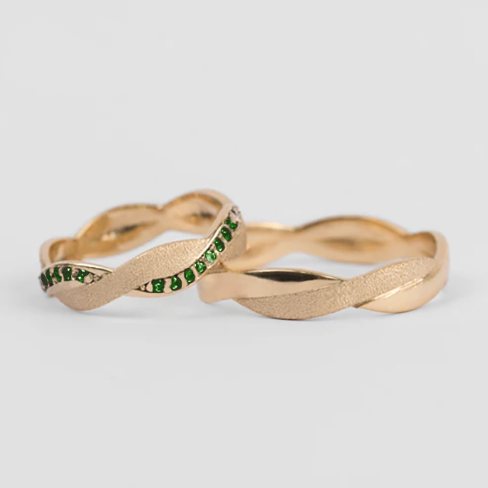 Argollas de Matrimonio Génova Oro 18k
