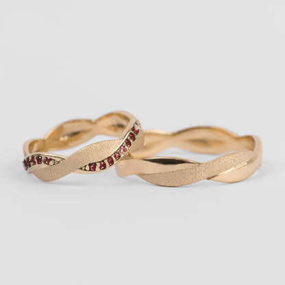 Argollas de Matrimonio Génova Oro 18k